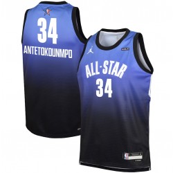 Giannis Antetokounmpo Camiseta Swingman Jordan Brand Juventud 2023 NBA All-Star Juego - Azul