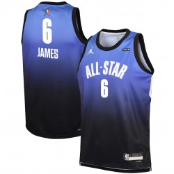 LeBron James Camiseta Swingman Jordan Brand Juventud 2023 NBA All-Star Juego - Azul
