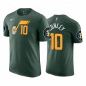 Utah Jazz Mike Conley # 10 Green Ganneed T-Shirt