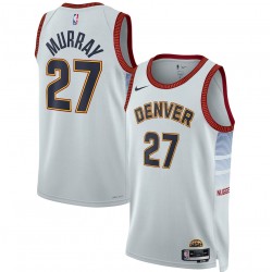 Jamal Murray Denver Nuggets Camiseta Nike Swingman Unisex 2022/23 - Edición City - Plata