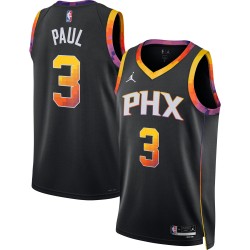 Chris Paul Phoenix Suns Jordan Brand 2022/23 Declaración Edición Swingman Camiseta - Negro