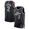 Kawhi Leonard LA Clippers Nike Unisex 2022/23 Swingman Camiseta - City Edición - Negro