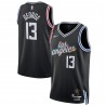 Paul George LA Clippers Nike Unisex 2022/23 Swingman Camiseta - City Edición - Negro