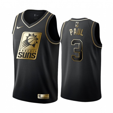 Chris Paul Phoenix Suns 2020-21 Black Golden Edition Camisetas 2020