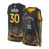 Stephen Curry Golden State Warriors Nike Unisex 2022/23 Swingman Camiseta - City Edición - Negro