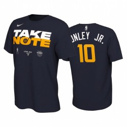 Mike Conley Jr. Utah Jazz 2020 NBA Playoffs Bound camiseta marina Mantr Power Take Note