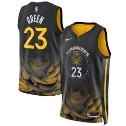 Draymond Verde Golden State Warriors Nike Unisex 2022/23 Swingman Camiseta - City Edición - Negro
