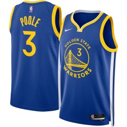 Jordan Poole Golden State Warriors Nike Unisex 2022/23 Swingman Camiseta - Icon Edición - Royal