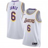 LeBron James Los Angeles Lakers Nike Unisex 2022/23 Swingman Camiseta - Blanco - Edición Association