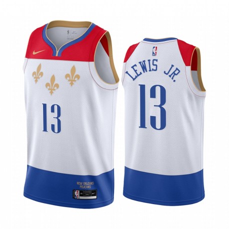 Kira Lewis Jr. Nueva Orleans Pelícanos 2020-21 Blanco Ciudad Camisetas 2020 NBA Draft