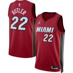 Jimmy Butler Miami Heat Jordan Brand 2022/23 Declaración Edición Swingman Camiseta - Rojo