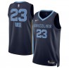 Camiseta Nike Icon Swingman de los Memphis Grizzlies - Negra - Derrick Rose - Unisex