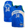 Camiseta réplica Nike Juventud 2023/24 Swingman de Giannis Antetokounmpo Milwaukee Bucks - City Edition - Royal