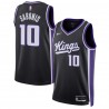 Domantas Sabonis Sacramento Kings Nike Camiseta Swingman unisex - Edición Icon - Negro