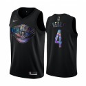 Nueva Orleans Pelicans J.j. Redick # 4 Camisetas Iridiscente Holográfico Negro Edición Limitada