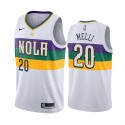 New Orleans Pelicans Nicolo Melli y 20 Ciudad Cámisas para hombre