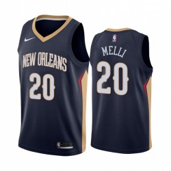New Orleans Pelicans Nicolo Melli y 20 icon Camisetas para hombre