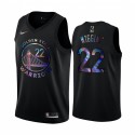 Golden State Warriors Andrew Wiggins # 22 Camisetas Iridiscente Negro 2021 HWC Limited