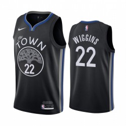 Andrew Wiggins Golden State Warriors Negro City # 22 Camisetas