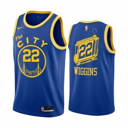 Andrew Wiggins Golden State Warriors Royal Classic Edition Wayback 2020-21 Camisetas