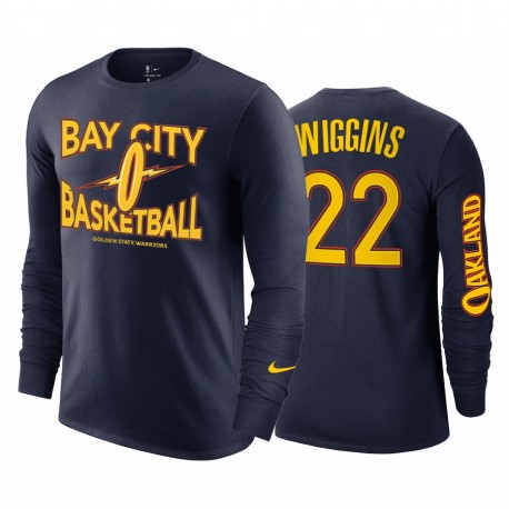 Golden State Warriors Andrew Wiggins Bay City 2020-21 Creemos camiseta de manga larga