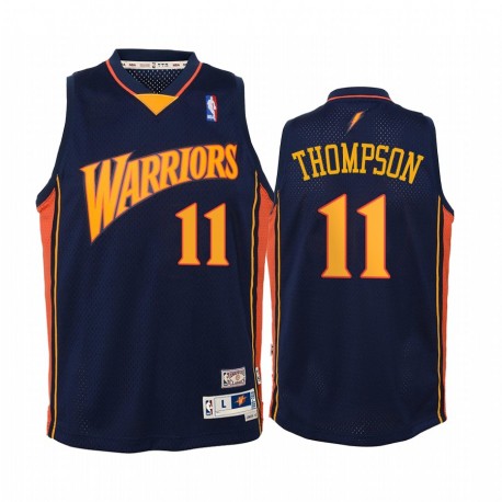Klay Thompson Golden State Warriors Hardwood Classics Juvenil Camisetas - Marina