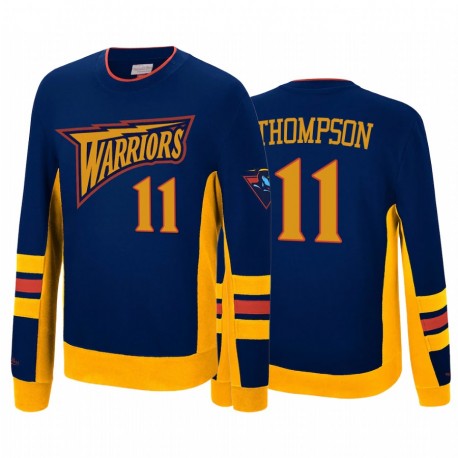 Klay Thompson Golden State Warriors Hometown Champs Royal Hardwood Classics Jersey Suéter
