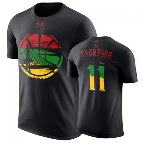 Klay Thompson Golden State Warriors Black History Black & 11 Fashion T-Shirt