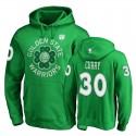 Hombres Golden State Warriors Stephen Curry Green St. Patrick's Day Sudadera con capucha