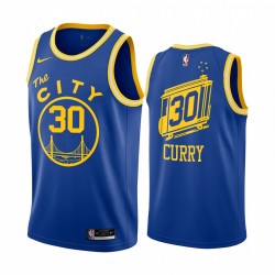 Stephen Curry Golden State Warriors Royal Classic Edition Wayback 2020-21 Camisetas