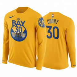 Warriors Stephen Curry Declaración de manga larga camiseta