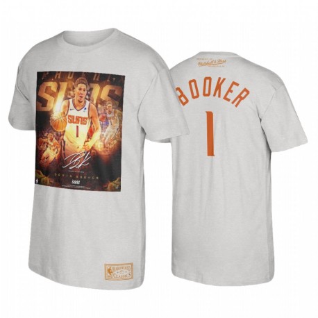 Devin Booker Suns & 1 Star Strike Signature Signature Camiseta gris