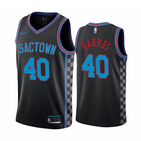Harrison Barnes Sacramento Kings Black City Edition Sactown 2020-21 Camisetas