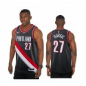 JUSUF Nurkic Portland Trail Blazers Negro Icon 2020-21 Camisetas