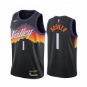 Devin Booker Phoenix Suns Negro City Edition The Valley 2020-21 Camisetas