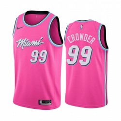 Jae Crowder Miami Heat Pink ganado y 99 Camisetas