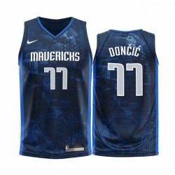 Dallas Mavericks Luka Doncic & 77 Blue 2020 Fashion Edition Camisetas