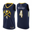 Nuggets masculino Paul MillSap y 4 City Edition Navy Camisetas