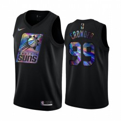 Phoenix Suns Jae Crowder y 99 Camisetas Iridiscente Holográfico Negro Edition