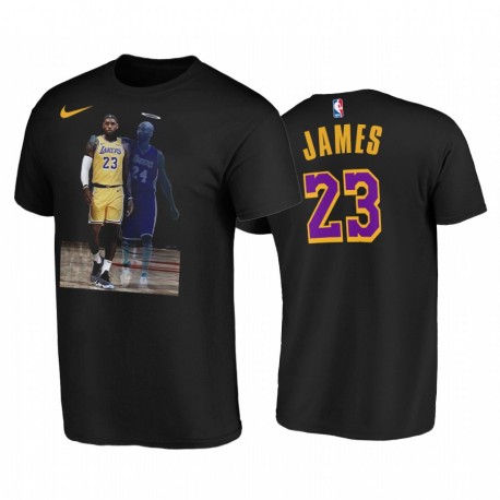 Los Angeles Lakers Lebron James 2020 Win para Kobe Tee Black Goats Forever