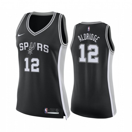 Lamarcus Aldridge San Antonio Spurs & 12 icon Camisetas de mujer - Negro