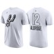 2018 Spurs All-Star Male Lamarcus Aldridge & 12 Blanco Camiseta