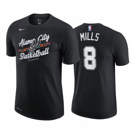 Patty Mills 2020-21 Spurs & 8 City Edition Black Camiseta Historia