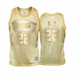 Rudy Gay # 22 San Antonio Spurs Golden Midas SM Camisetas