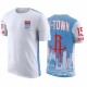 Demarcus primos 2020-21 Rockets & 15 City Blue Blanco camiseta H-Town