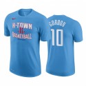 Eric Gordon 2020-21 Rockets # 10 City Blue T-shirt Historia