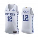 Kentucky Wildcats Karl-Anthony Towns Blanco Auténtico Camisetas College Baloncesto