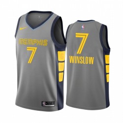 Justicia Winslow Memphis Grizzlies Grey City # 7 Camisetas