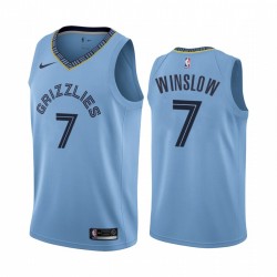 Justicia Winslow Memphis Grizzlies Blue Declaración y 7 Camisetas