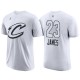 2018 Cavaliers All-Star Male Lebron James & 23 Blanco Camiseta